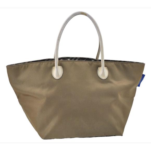 Auth Burberry Blue Label Check Tote Bag #74388B10B - Picture 1 of 15